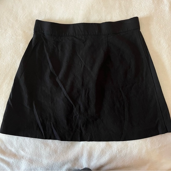 Zara Linen Blend Mini Skirt - Picture 5 of 8